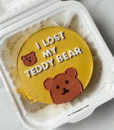 Teddy Bear Secret Message Cake