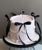 Pink Vintage & Bows Cake