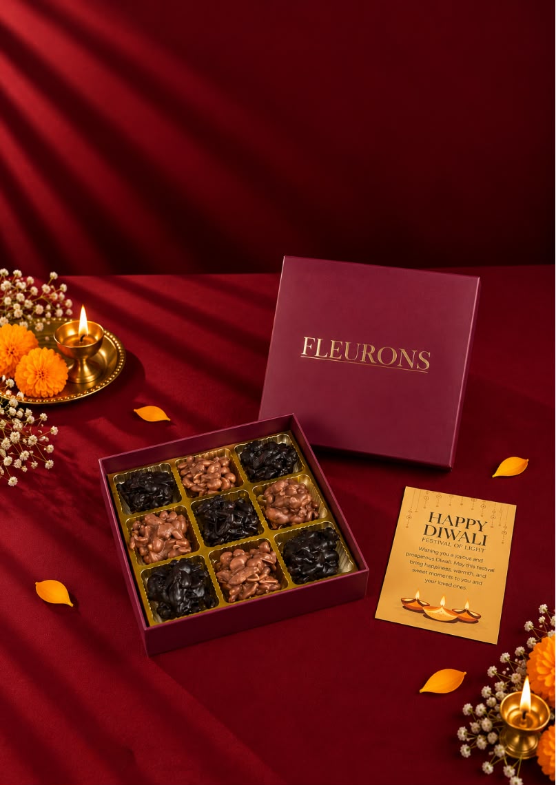 Fleurons Diwali Almond Rochers