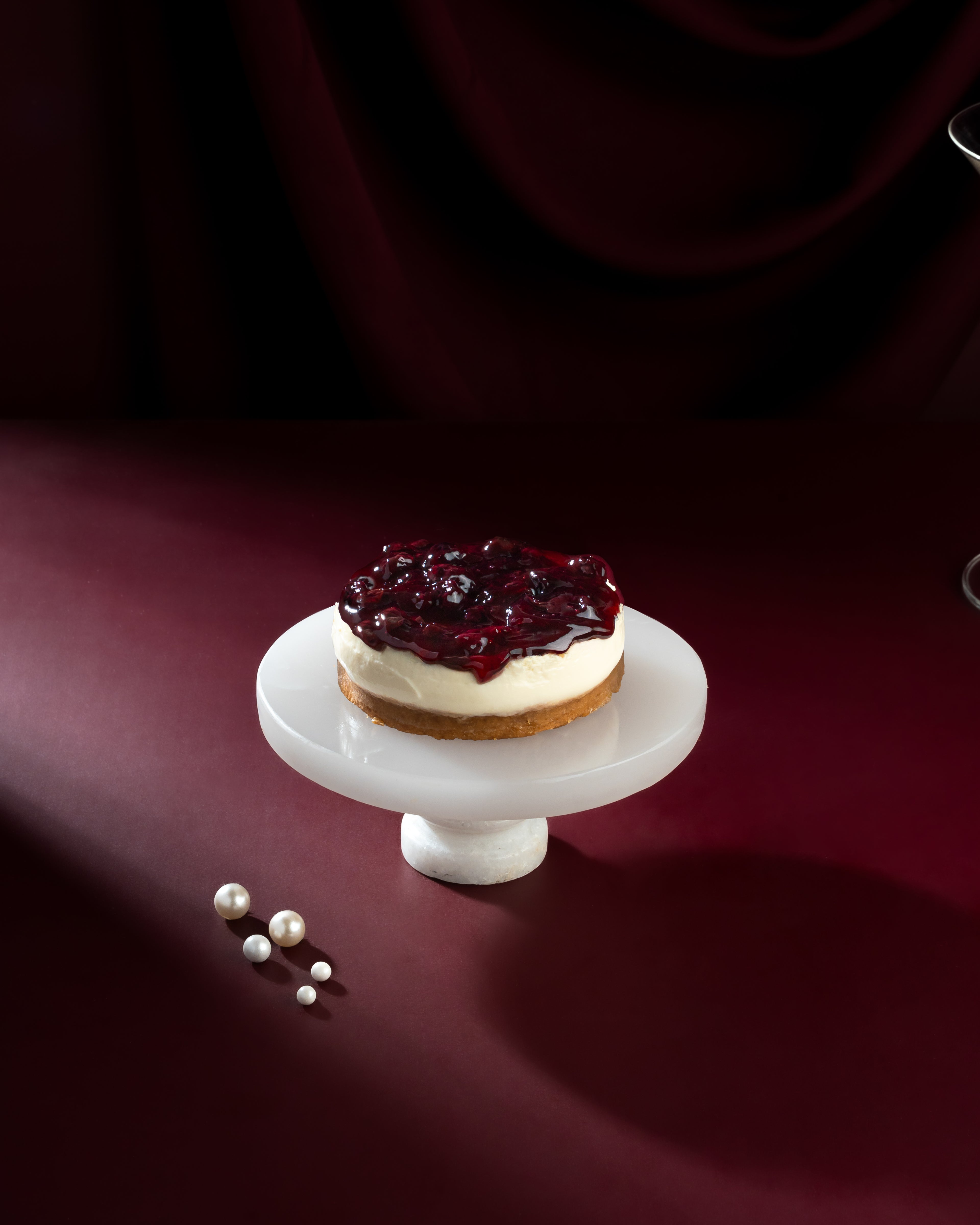 Fleurons Blueberry Baked Mini Cheesecake