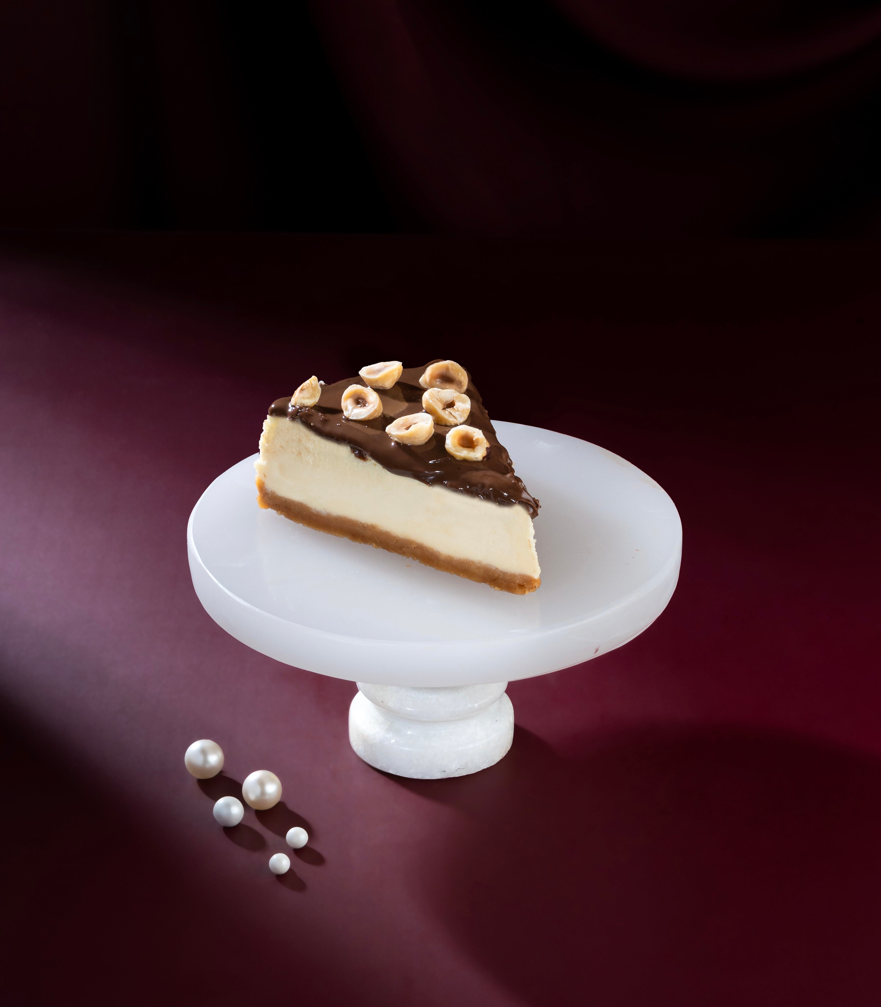 Fleurons Nutella Hazelnut Cheesecake Slice