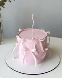 Pastel Pink with Bows Cake