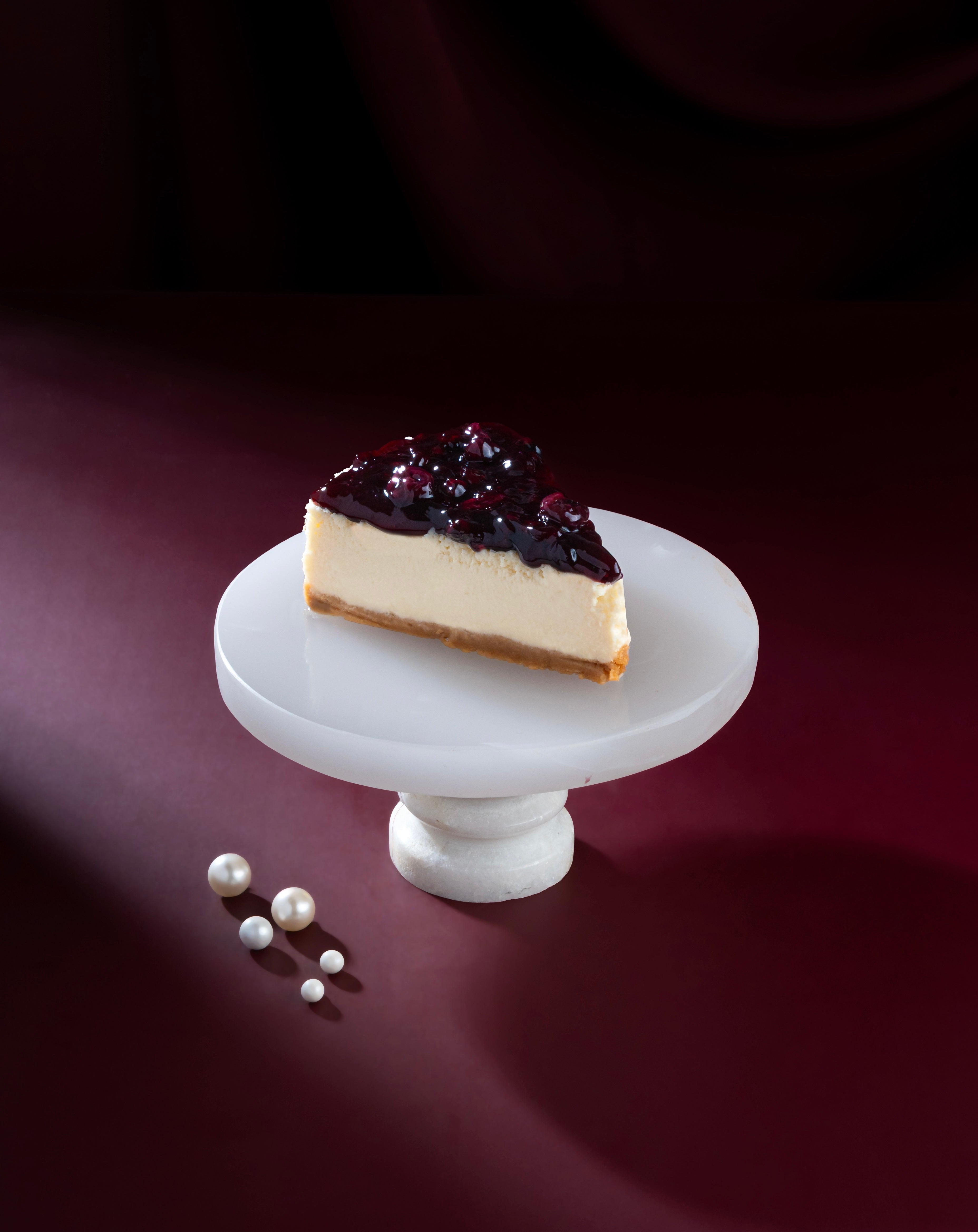 Fleurons Blueberry Cheesecake Slice