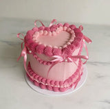 Vintage All Pink & Bows Cake