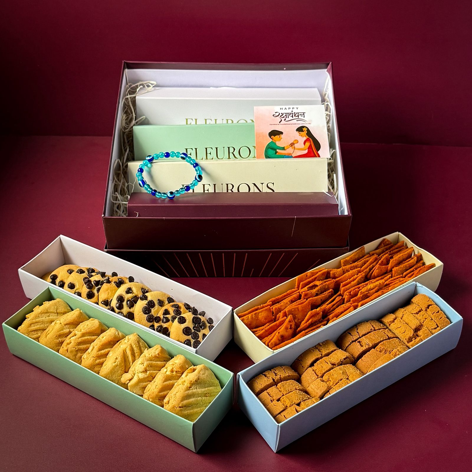Four cookies and crackers box