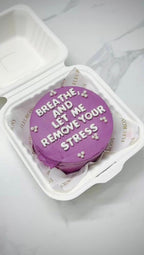 Pearls Aesthetic Secret Message Cake