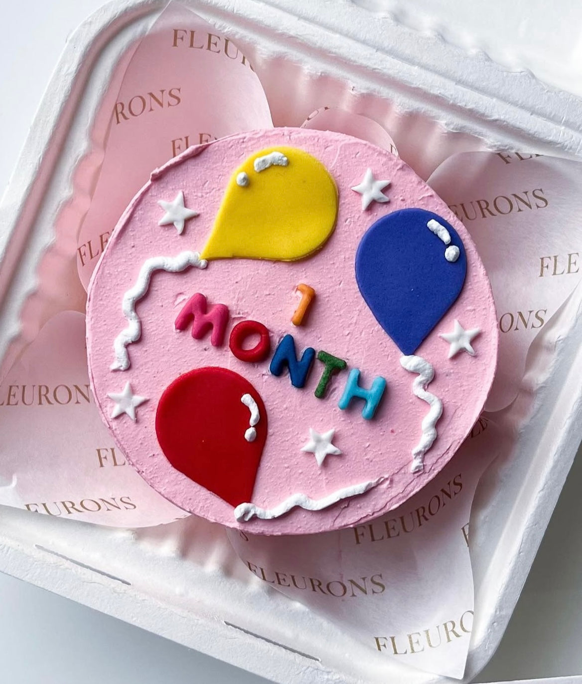 Birthday baloon cake