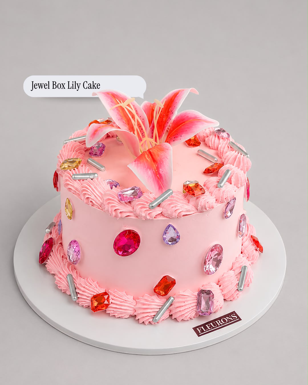 Lily & Gemstone Cake